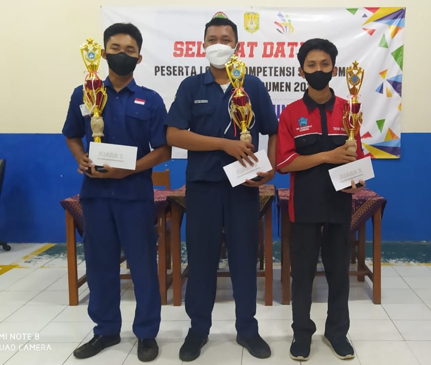 Juara 2 LKS SMK CNC Turning Tingkat Kabupaten Kebumen