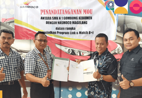 SMK Negeri 1 Gombong Menandatangani Nota Kesepahaman dengan Nasmoco Magelang
