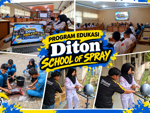 SMKN 1 Gombong dan PT Difan Prima Paint Gelar Edukasi Pengecatan Otomotif Diton School of Spray